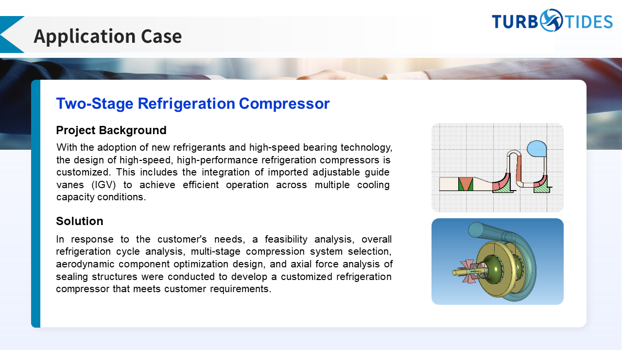 Two-Stage Refrigeration Compressor